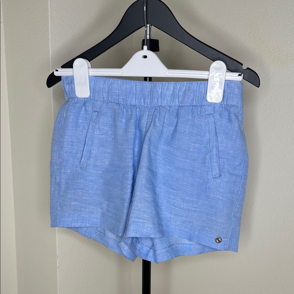 Lilly Pulitzer Light Blue High Waist Shorts